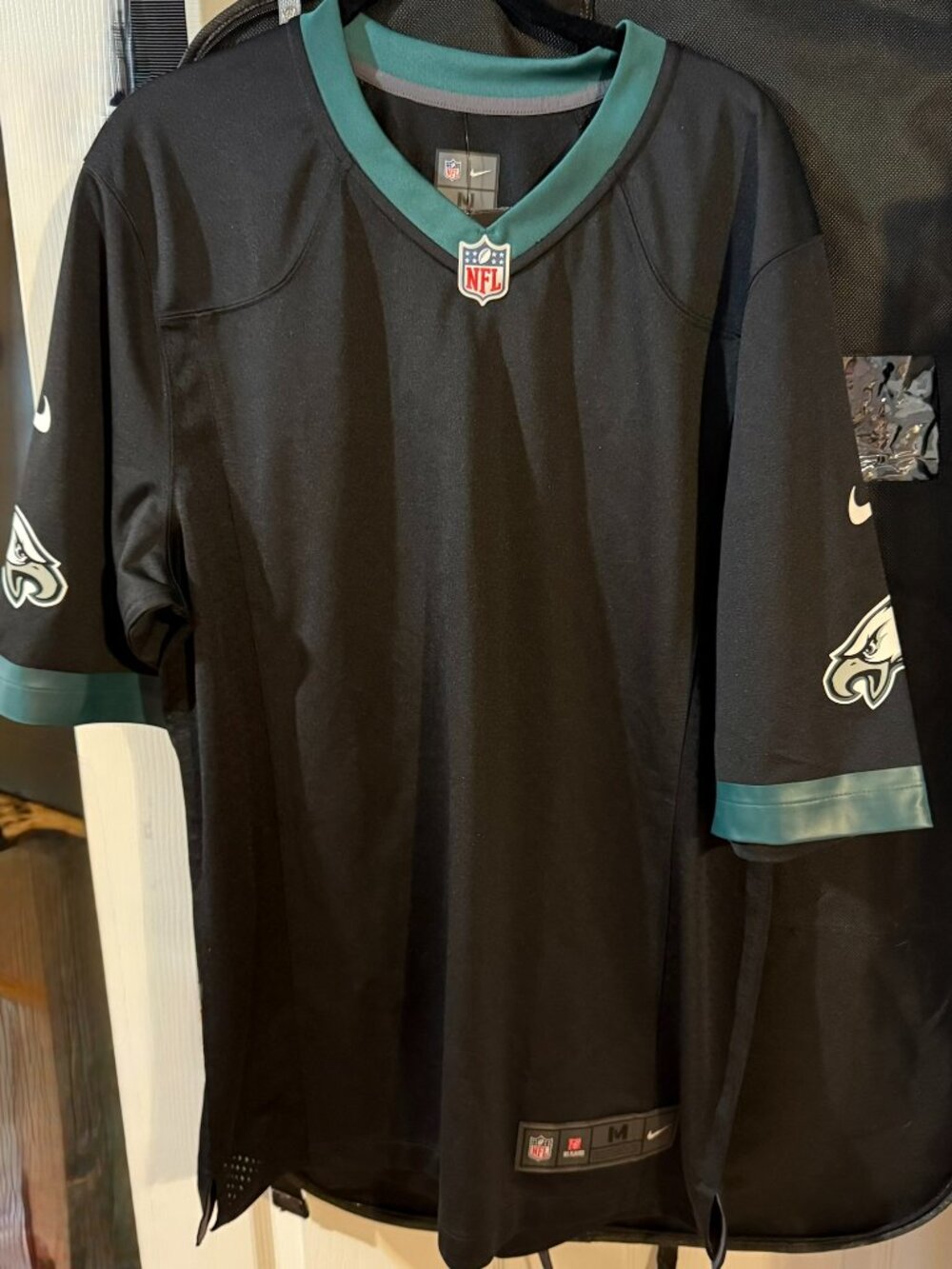 NWT Nike Philadelphia Eagles Black Alternate Blank Jersey - Size Medium